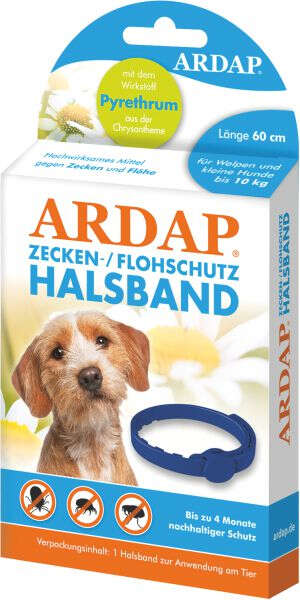 ARDAP Zecken- und Flohschutzhalsband Hund